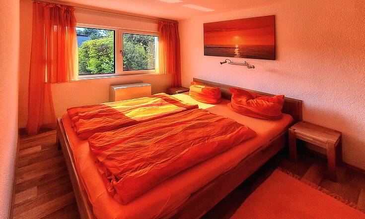Schlafzimmer im Ferienhaus Koserow auf Usedom